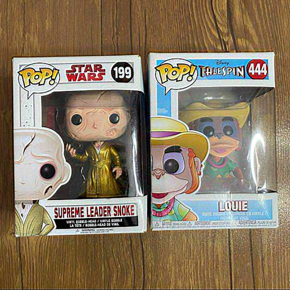 2 Funko Pop Star Wars 199‎ & Disney Tale Spin 444 - Picture 1 of 6